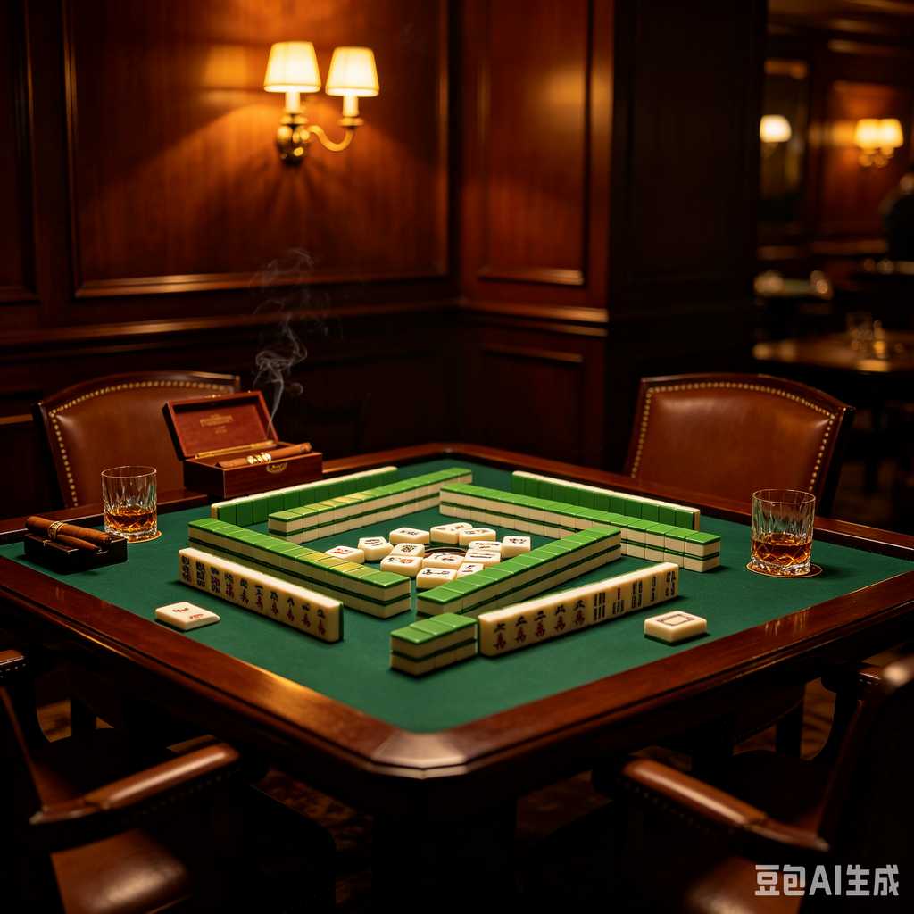 bamboo wood mahjong set