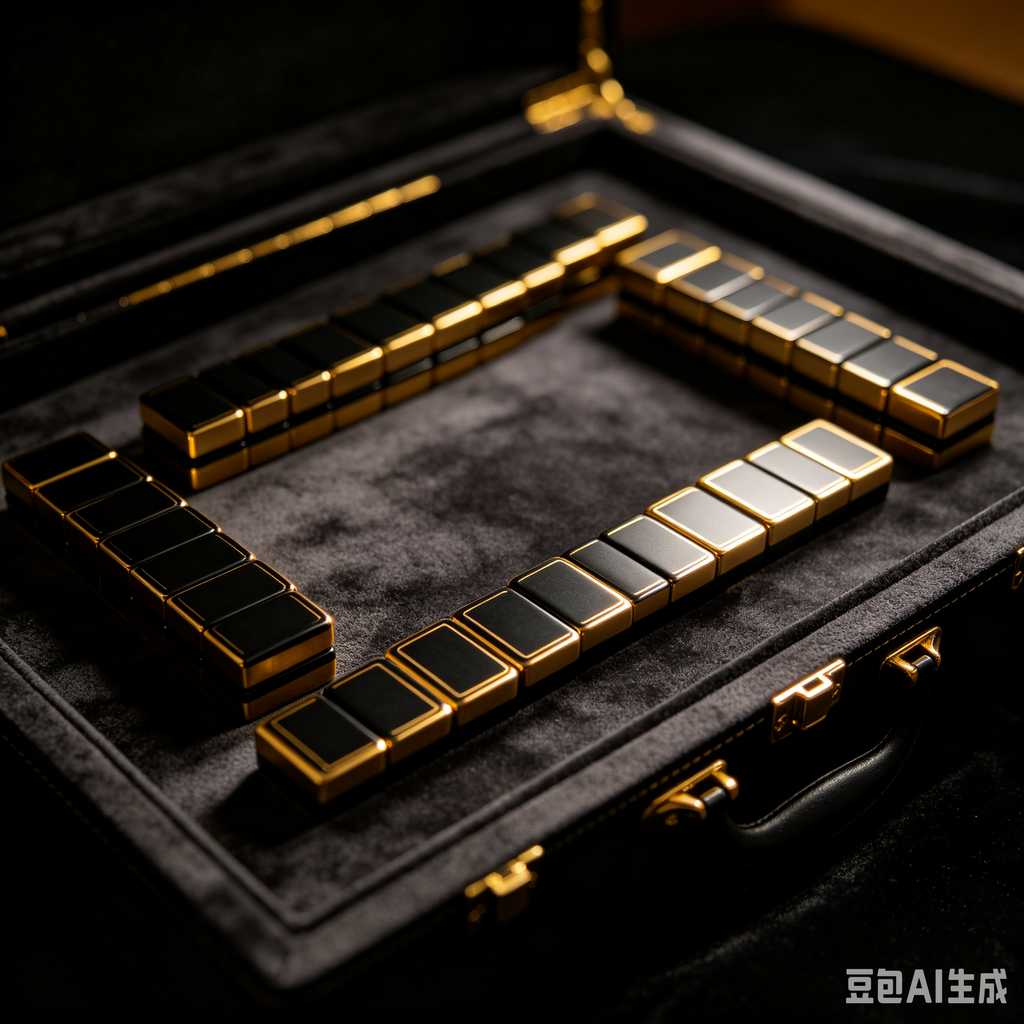 colorful mini mahjong tiles