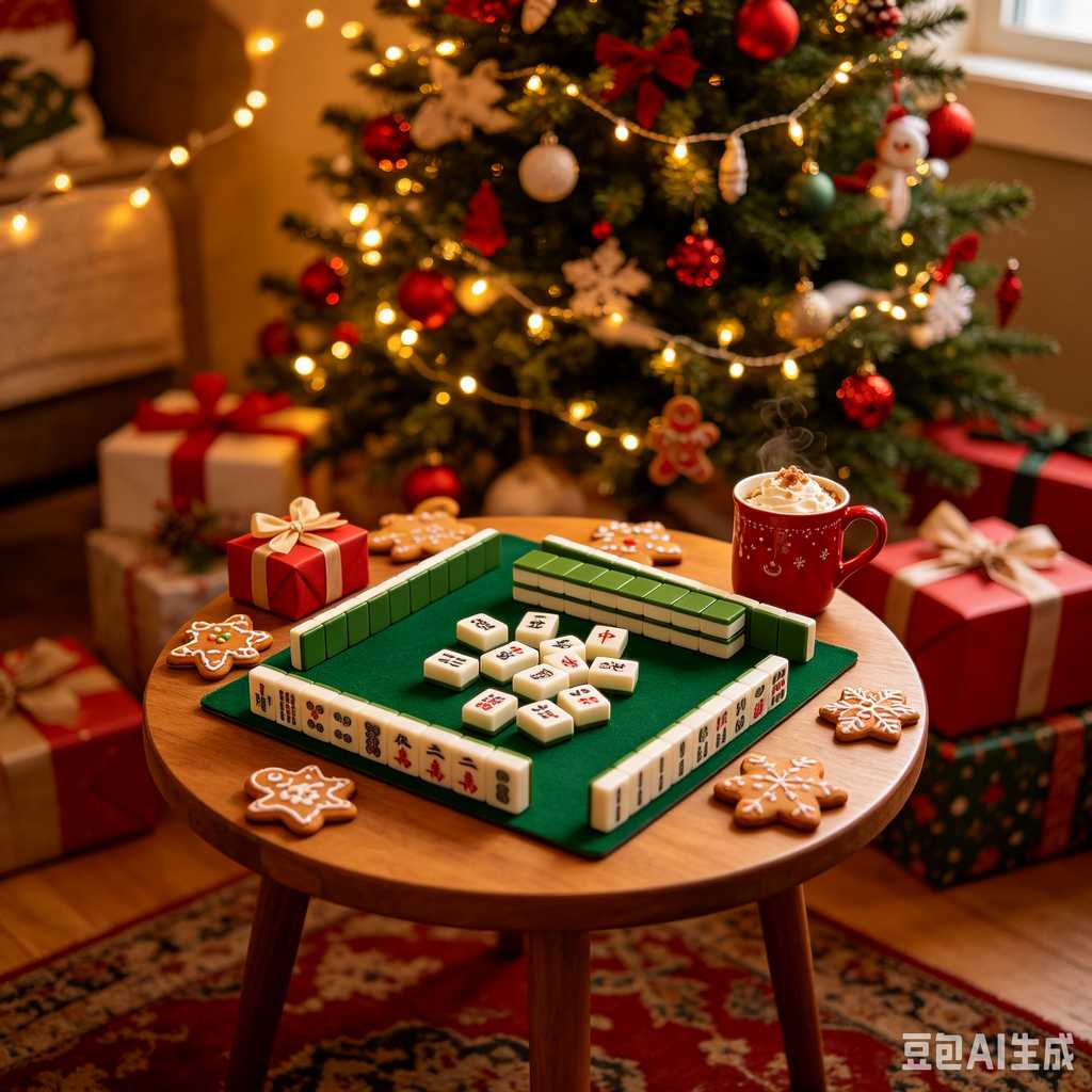 holiday themed mahjong tiles