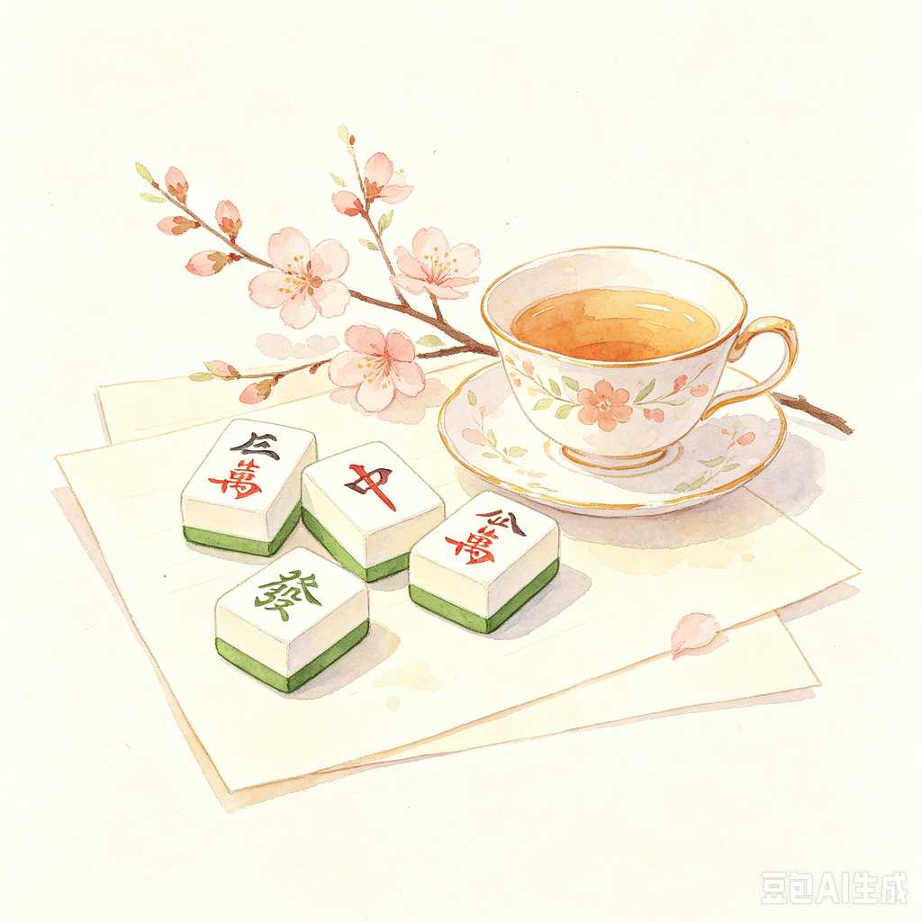 painting pattern mahjong tiles