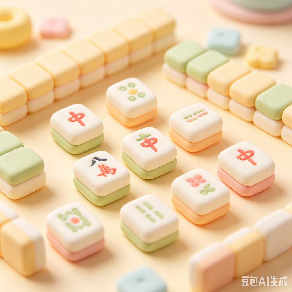 wear resistant print mahjong set
