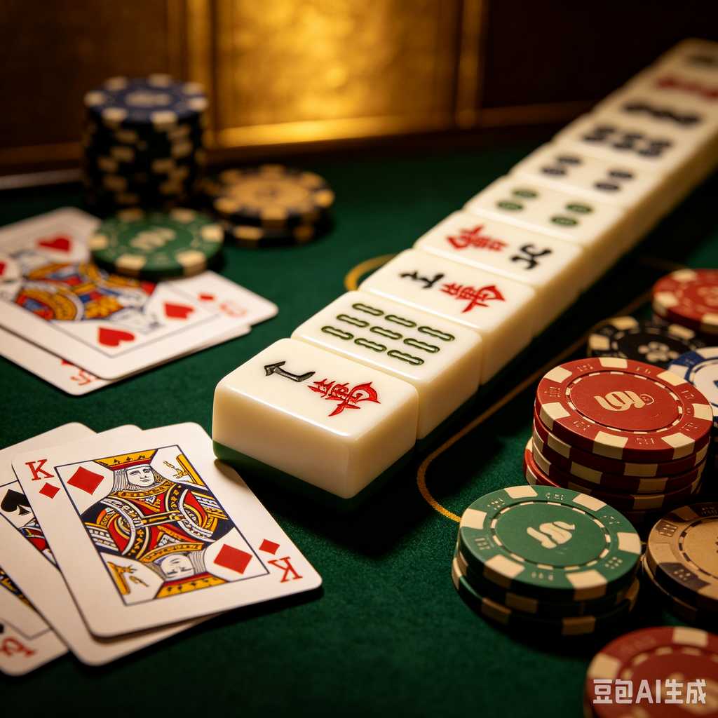 saturated color mahjong set print