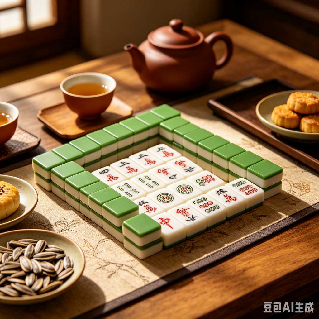 muted color mahjong set